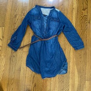Girls Blue Jean Dress Size 16
